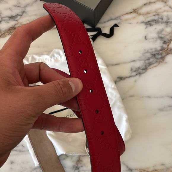 Gucci leather belt NEVER WORN - Picture 3 of 4